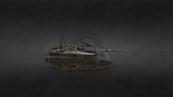 军事装甲车坦克Military armored vehicle and tank 3D Model