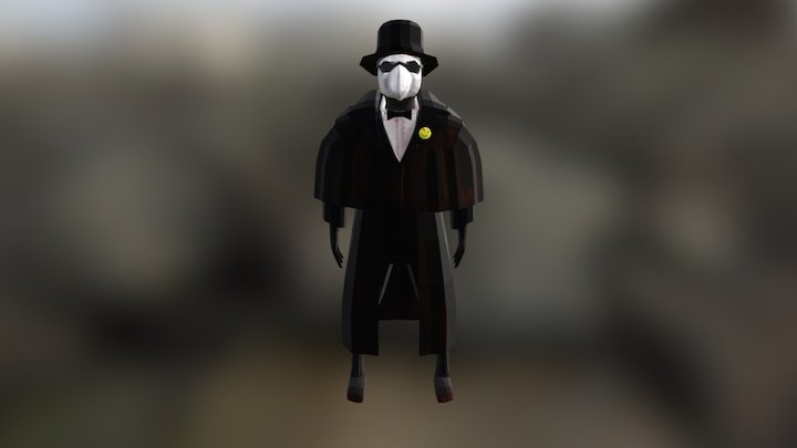 The Plague Doctor 3D Model