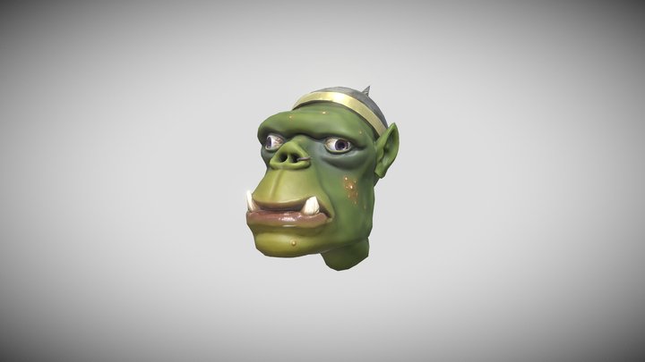GoblinApeHead 3D Model