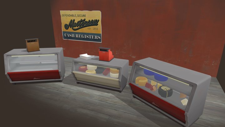 Shop Display 3D Model