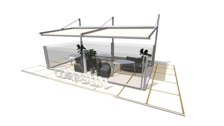Pergola Angel 3D Model