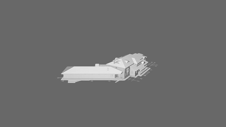 короткая прямая 3D Model