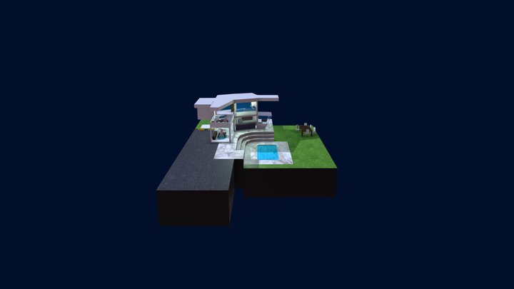 Modern house 3D Model