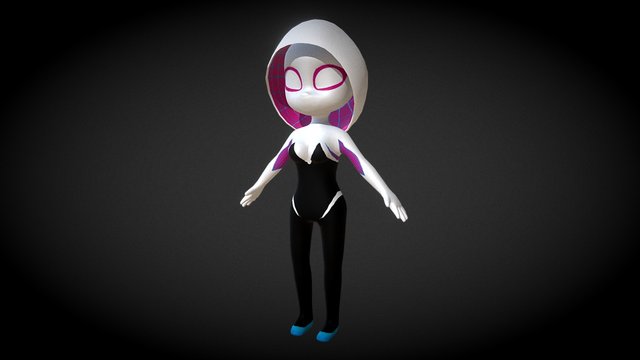 Spider Gwen 3D Model
