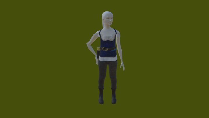 Medieval Character 3D Model