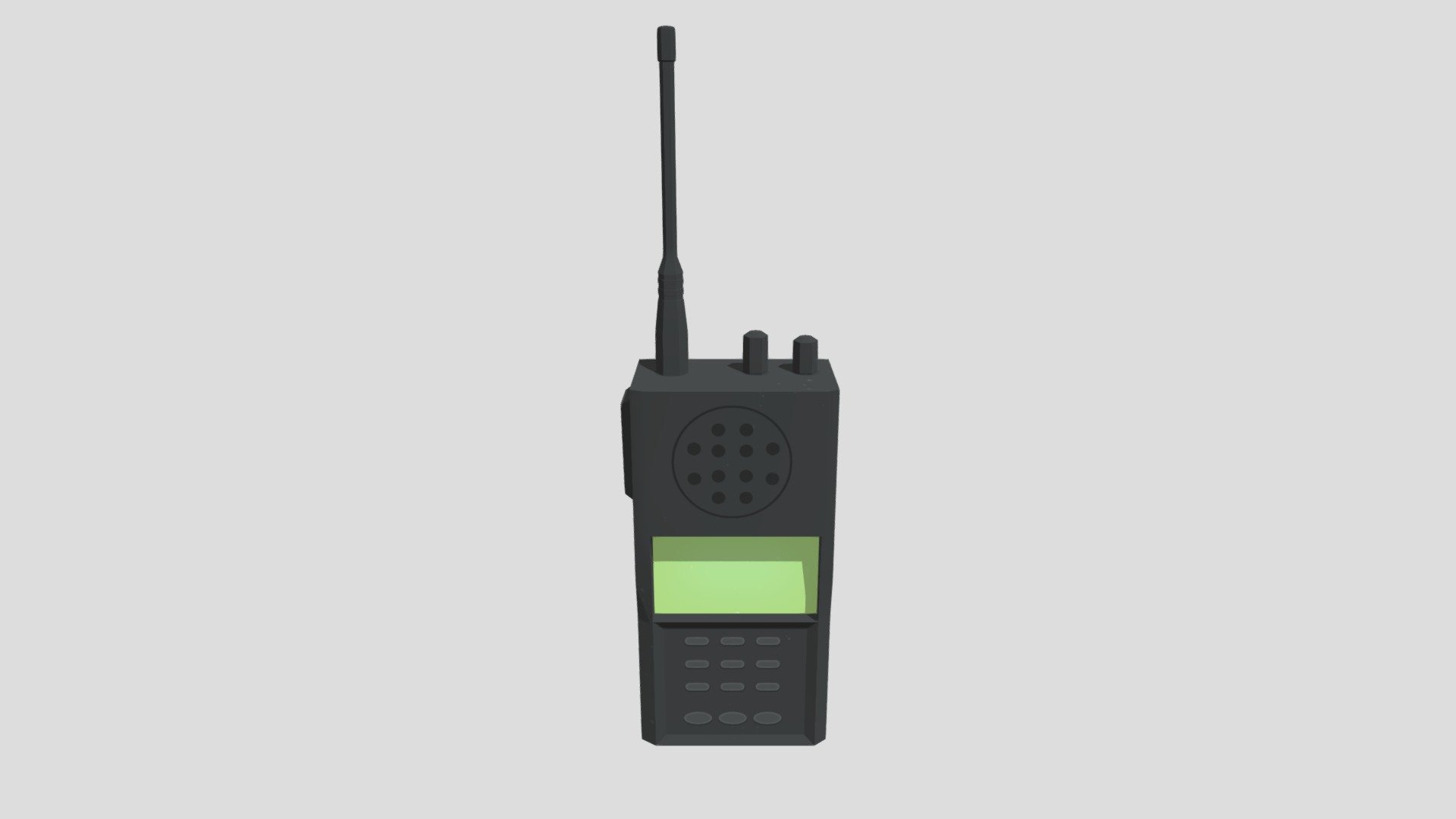 Walkie Talkie - 3D model by johnparmenter (@johnhp) [f80e509] - Sketchfab