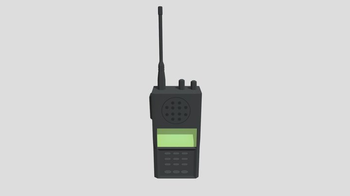 Walkie Talkie 3D Model