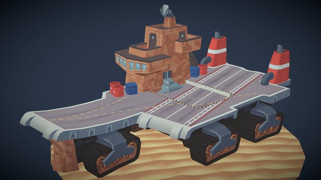 Sand Carrier 3D Model
