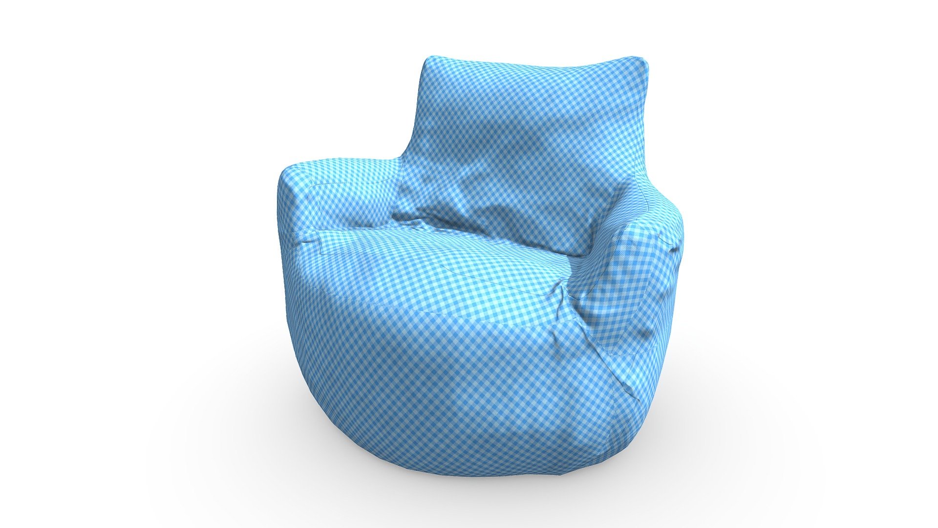 Arm Chair Bean Bag Buy Royalty Free 3D model by Inside Out Art