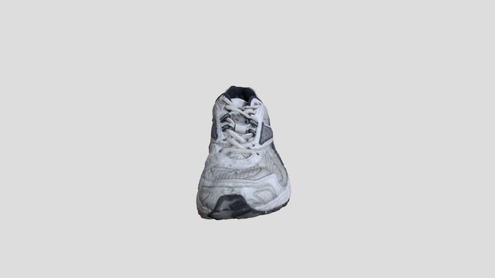 White Trainers 3D Model