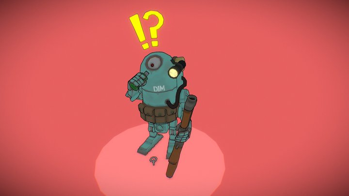 Dim-bot 3D Model