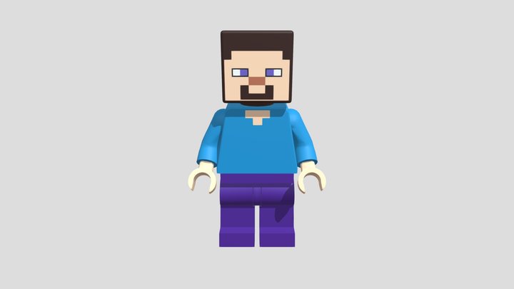 Steve Lego Minecraft 3D Model