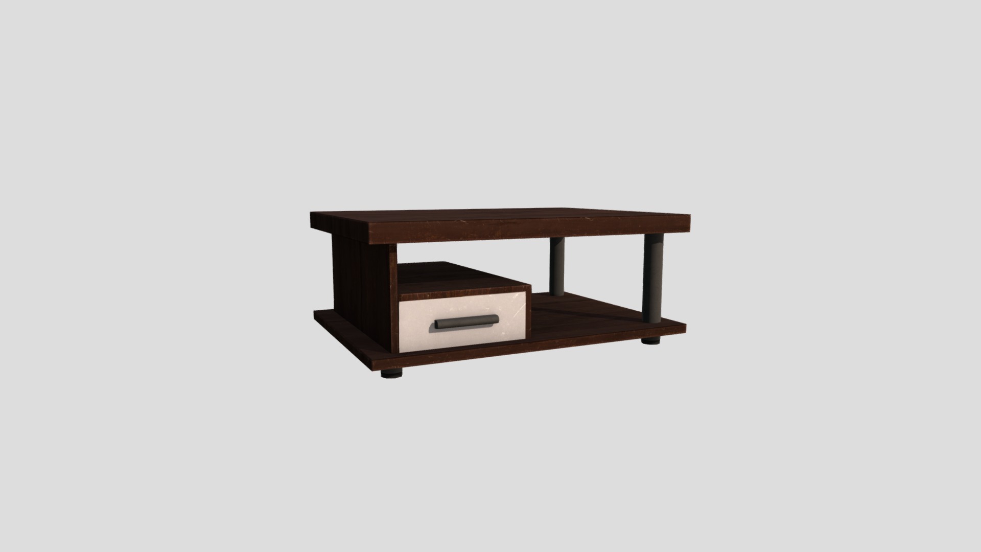 3D model Table 01 - This is a 3D model of the Table 01. The 3D model is about a table with a square top.