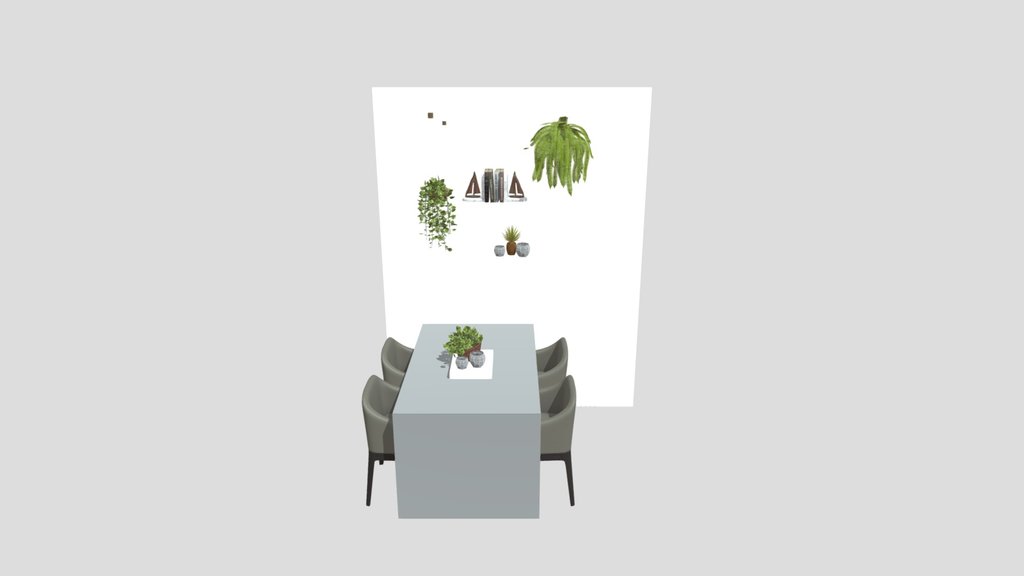 Compact And Decorated Table