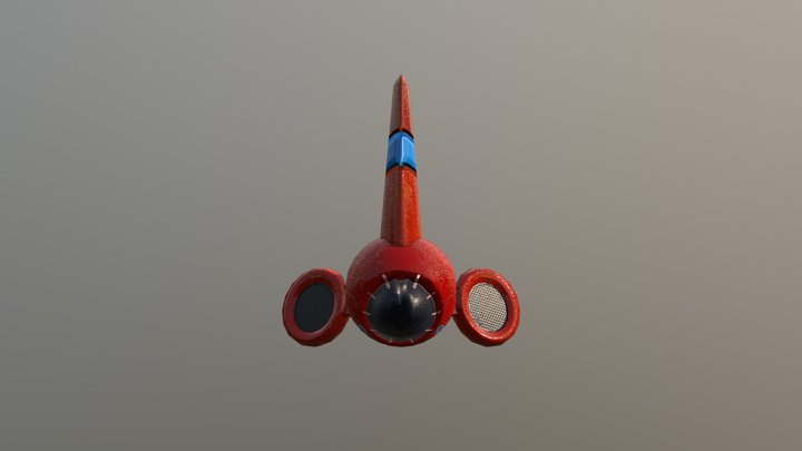 Ship Drone 3D Model