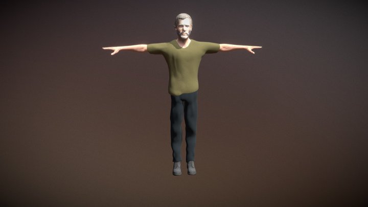 Oldman Nick 3D Model