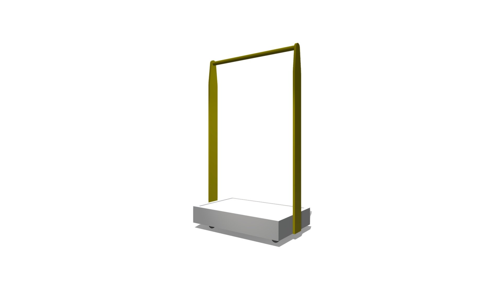 Mobile Light Box Clothing Rack 3D model by MySully [f8145a2] Sketchfab