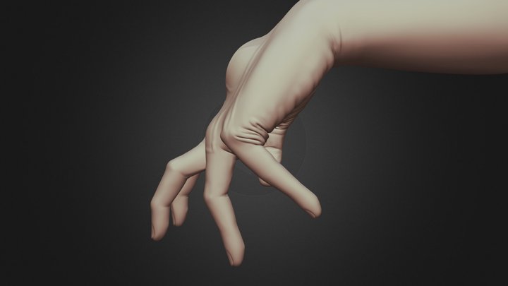 Demon Hand. 3D Model