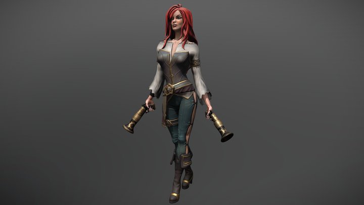 League of Legends: Miss Fortune - Fan Art 3D Model