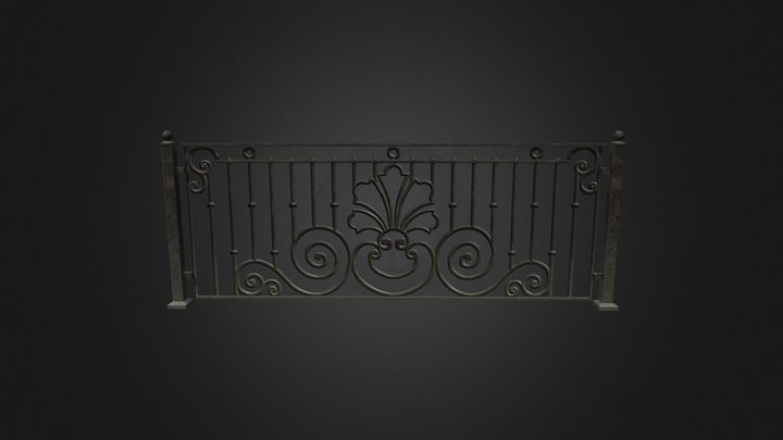 l Fence 3D Model