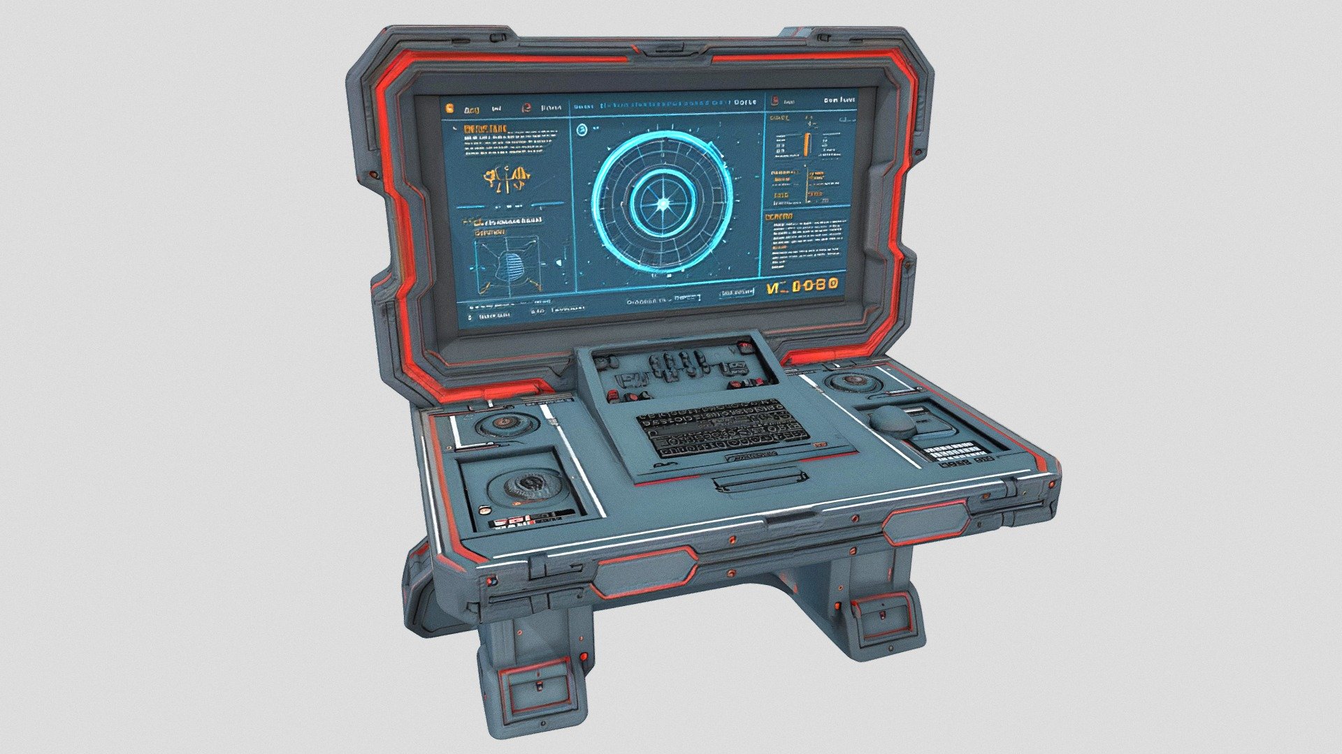 Computer-Terminal_X1O1X - Download Free 3D model by -X-ScornGames (@XX ...