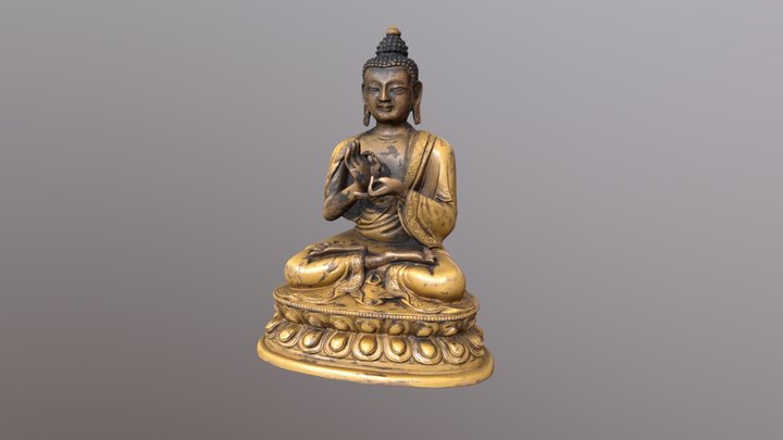 Buddha statuette 3d scan 3D Model