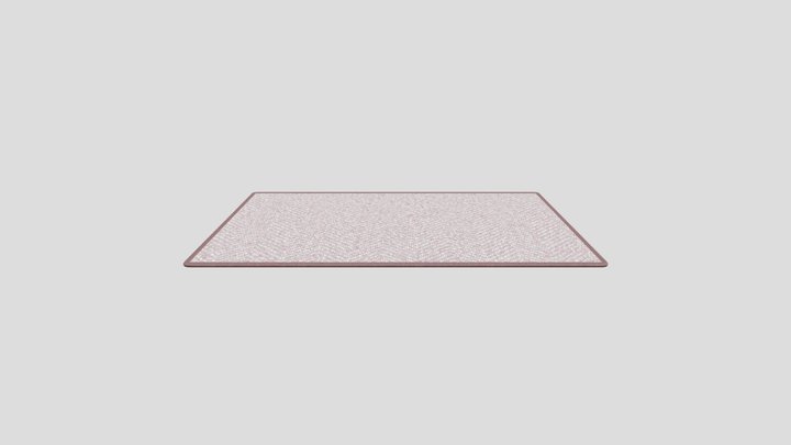 Light Grey Rug 3D Model