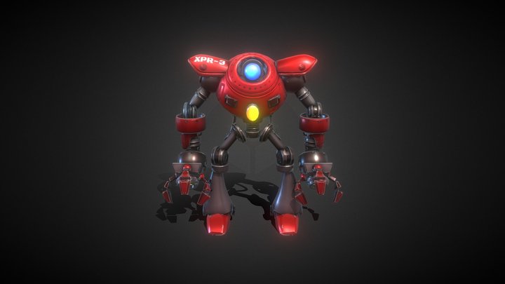 Full Robot Lp 3D Model