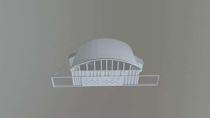 Hangar-cerrado 3D Model