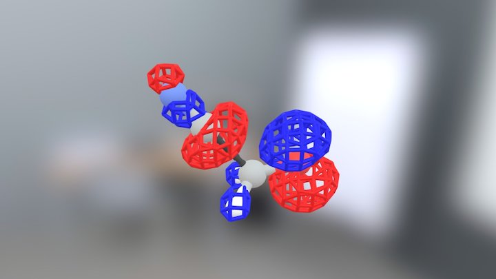Cyanide Nucleophilic Attack on Formaldehyde 3D Model