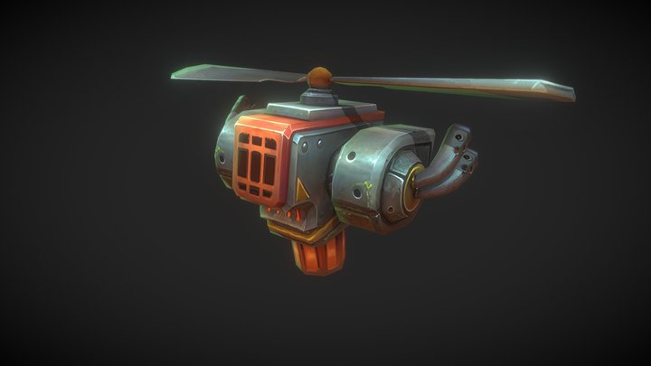 Surveillance drone 3D Model