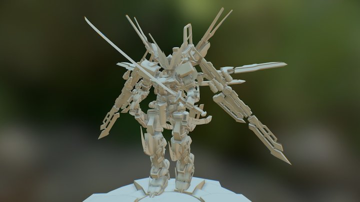 Gundam Astray Red_Version 2 3D Model