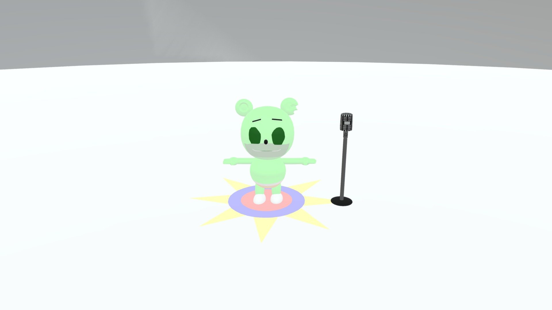 Gummibar Model with mlp eyes (Void & microphone)
