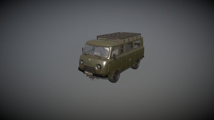 UAZ_2206 3D Model