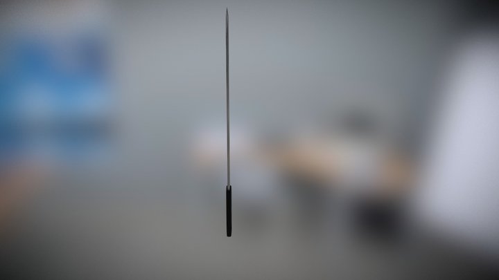 Sasuke Custom Sword 3D Model