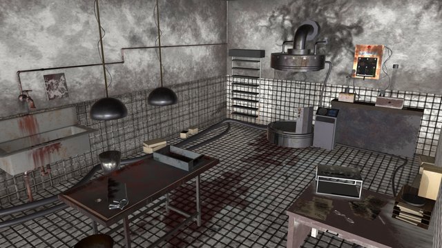 Mad Science Lab WIP 3D Model
