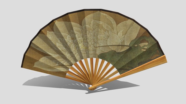 Folding fan 3D Model