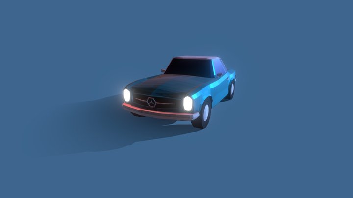 Mercedes Benz SL 280 3D Model