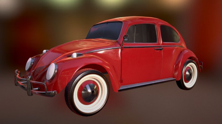 Volkswagen Beetle '63 3D Model