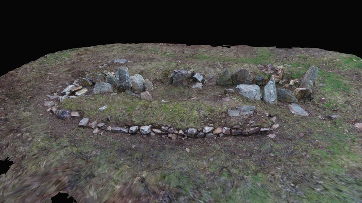 Dolmen ruiné de Beaumont, St-Laurent/Oust (56) 3D Model