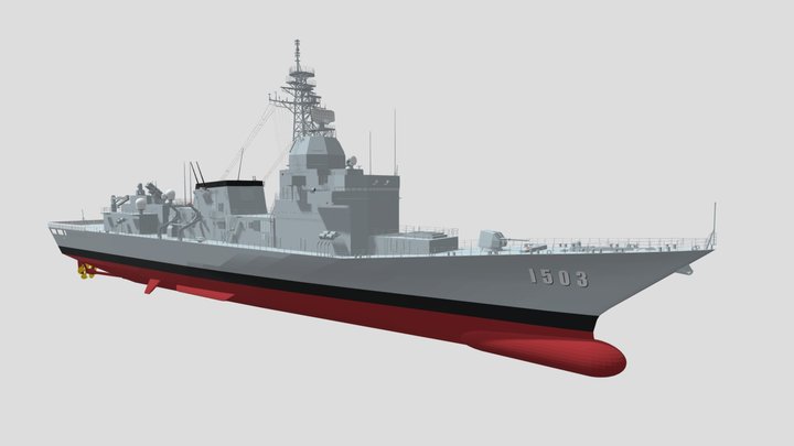 試験艦やよい(Auxiliary Ship Experiment) 3D Model