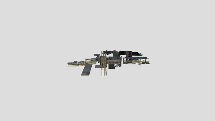 Debris Combine 3D Model