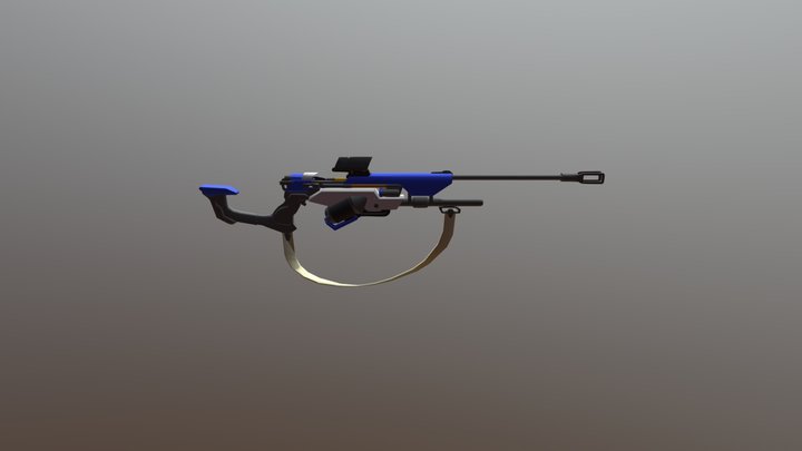 Overwatch - Ana's Rifle 3D Model