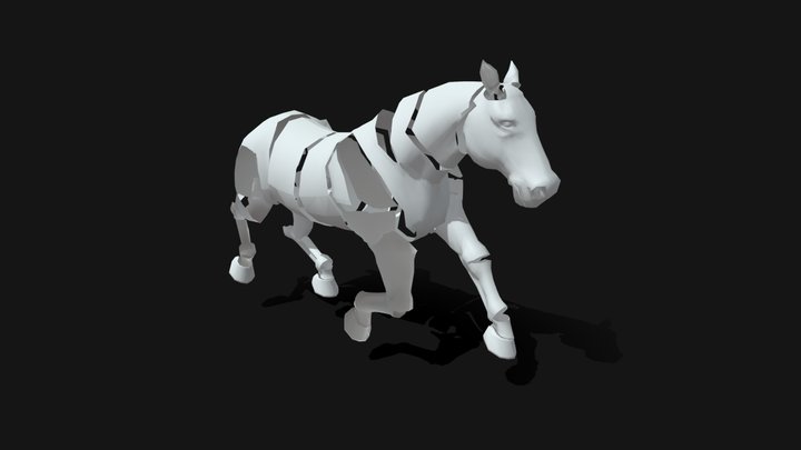 Horse Animations 3D Model