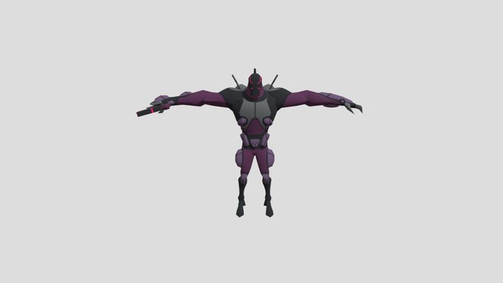 Ben 10000 - FourArms Classic Aliens 3D Model - Buy Royalty Free 3D