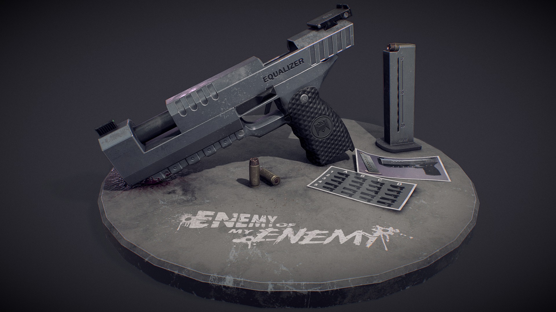 Federation Equalizer Pistol - 3D Model By Grico316 [f826e51] - Sketchfab