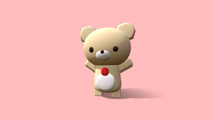 bear text 3D Model