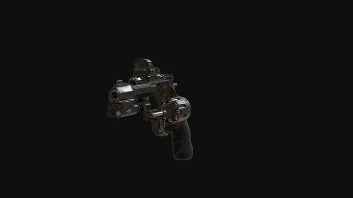 Revolver 3D Model