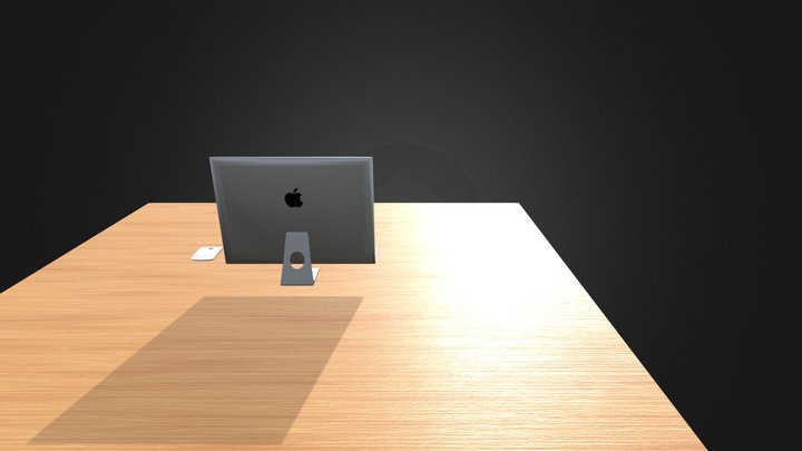 apple iMac computer set 3D Model