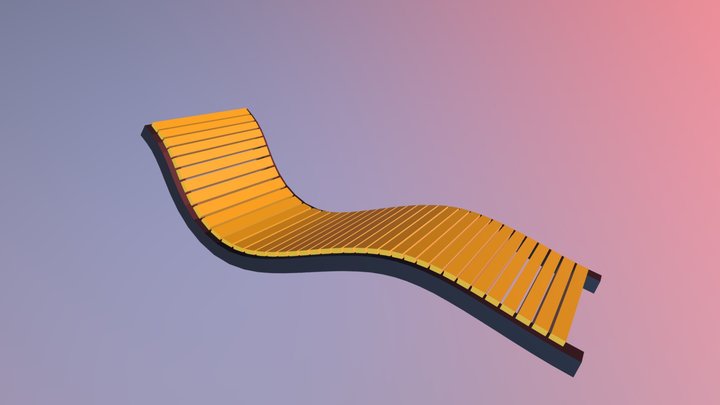 Lounge chair – Kostenloses 3D-Modell STL